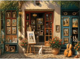 ANATOLIAN Puzzle Kočičí galerie 1000 dílků