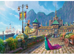 SCHMIDT Puzzle Disney Frozen: Oslava v Arendelle 1000 dílků