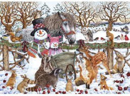 ALIPSON Puzzle Dva sněhuláci 500 dílků