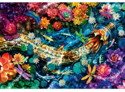 CLEMENTONI Puzzle Jezírko Koi 1000 dílků