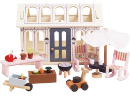 Le Toy Van Domeček pro panenky Zimní zahrada