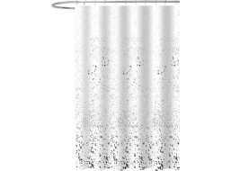 Aqualine Sprchový závěs 180x180cm, polyester, bílá, kaňky ZV042