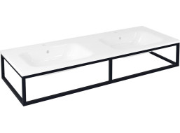 Sapho SKA konzole pod umyvadlo/desku 140x22x51cm, černá mat SKA840