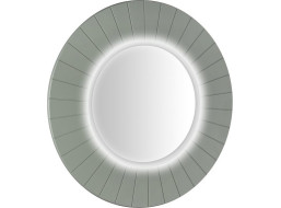 Sapho LUMIRO STRIP kulaté zrcadlo s LED osvětlením v rámu ø 75cm, verde LR750-4444S