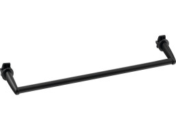 Aqualine Sušák ručníků na otopná tělesa 46cm rovný, černá mat IDR-50B