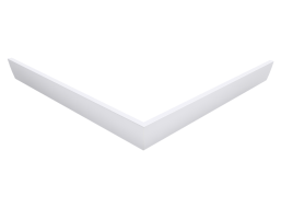 Polysan AURA 70 rohový panel, bílá 42691