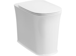 Kerasan THE NEW YORKER WC mísa stojící pro vysokou nádržku, 36, 5x60cm, spodní/zadní odpad, bílá 561801-1