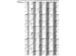 Aqualine Sprchový závěs 180x180cm, polyester, mramor ZV041