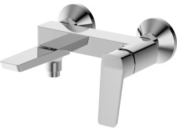Aqualine FLERY nástěnná vanová/sprchová baterie, otočné ramínko, chrom FY010