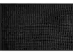 Aqualine CHENILL koupelnová předložka 50x80cm, 100% polyester, černá CH2014