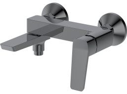 Aqualine FLERY nástěnná vanová/sprchová baterie, otočné ramínko, gun metal FY010GM