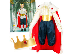 Karnevalový kostým Král - velikost M