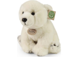 Rappa Plyšový medvěd lední 28 cm ECO-FRIENDLY