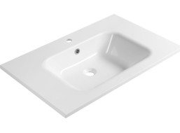 Sapho ARECA umyvadlo, litý mramor, 81x51, 5cm, bílá AC081