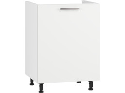 Dolní kuchyňská skříňka pro zabudování dřezu VITO - 60x82x52 cm - bílá matná