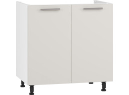 Dolní kuchyňská skříňka pro zabudování dřezu VITO - 80x82x52 cm - kašmírová lesklá