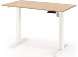 Psací stůl KEVIN s nastavitelnou výškou - dub artisan/černý