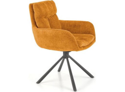 Jídelní otočné křesílko HAYES - hořčicově žluté