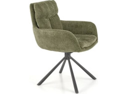 Jídelní otočné křesílko HAYES - olivově zelené