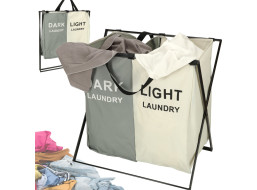 Koš na prádlo - 2 přihrádky