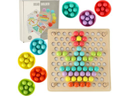 Vzdělávací Montessori kuličková mozaika - 77 prvků