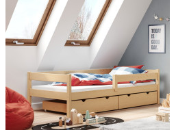 Dětská postel z masivu PAVLÍK 2 - 160x80 cm