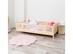 Dětská postel z masivu borovice LUNA 10 - 160x80 cm