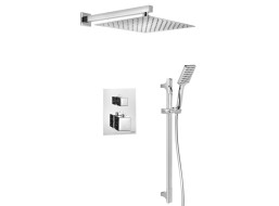 Sapho Podomítkový sprchový set s termostatickou baterií, box, 2 výstupy, chrom 1102-32-21