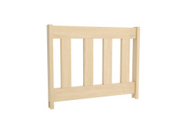 Odnímatelná zábrana z masivu - typ B - 65 cm