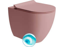 GSI PURA WC mísa stojící, Swirlflush, 36x55cm, spodní/zadní odpad, blush dual-mat 889024