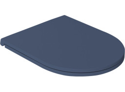 Isvea INFINITY WC sedátko, SLIM, Soft Close, Easy Take, modrá mat 40KF0544I-S
