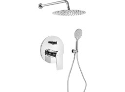 Sapho KAI podomítkový sprchový set s pákovou baterií, 2 výstupy, chrom KA42-03