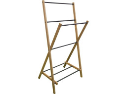 Aqualine WING skládací stojan na ručníky 58x103x35cm, jasan SP854