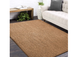 Moderní koberec SHAGGY CAMIL - světle hnědý