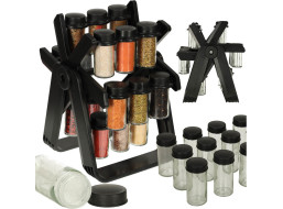 Otočný stojan na kořenky - černý