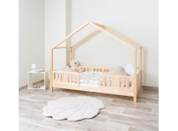 Dětská domečková postel z masivu borovice NIKO S 10 - 180x80 cm