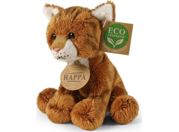Rappa Plyšová kočka sedící zrzavá 14 cm ECO-FRIENDLY