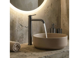 Umyvadlová baterie REA LUNGIS - gun grey - vysoká