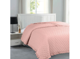 Přehoz na postel RITA 200x220 cm - růžový