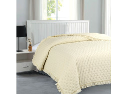 Přehoz na postel RITA 200x240 cm - krémový