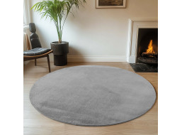 Kusový koberec Joy 1400 grey kruh