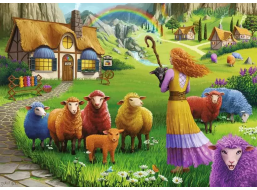 RAVENSBURGER Puzzle Barevná vlna 1000 dílků
