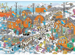 JUMBO Puzzle JvH Expedice na Jižní pól 1000 dílků