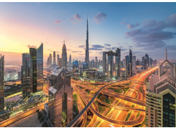 RAVENSBURGER Puzzle Kolekce Dubaj: Výhled na město snů 1000 dílků