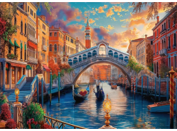 DINO Puzzle Malované Benátky 1000 dílků