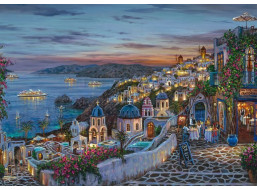 SCHMIDT Puzzle Západ slunce nad Santorini 1000 dílků