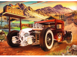 TREFL Puzzle Premium Plus Hot Wheels: Bone Shaker 1000 dílků