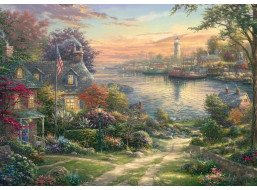 SCHMIDT Puzzle Přístav Nová Anglie 1000 dílků