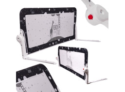 Bezpečnostní zábrana k posteli - 150 cm - černá