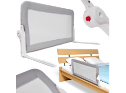 Bezpečnostní zábrana k posteli - 150 cm - šedá